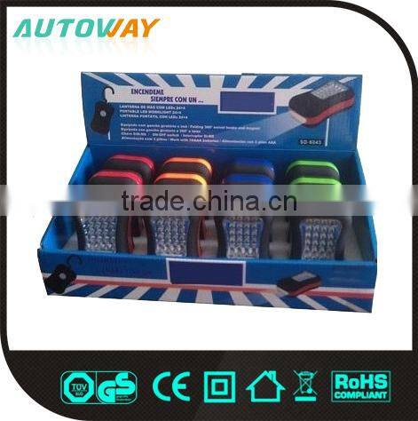 24+4Led Work Light With Hook