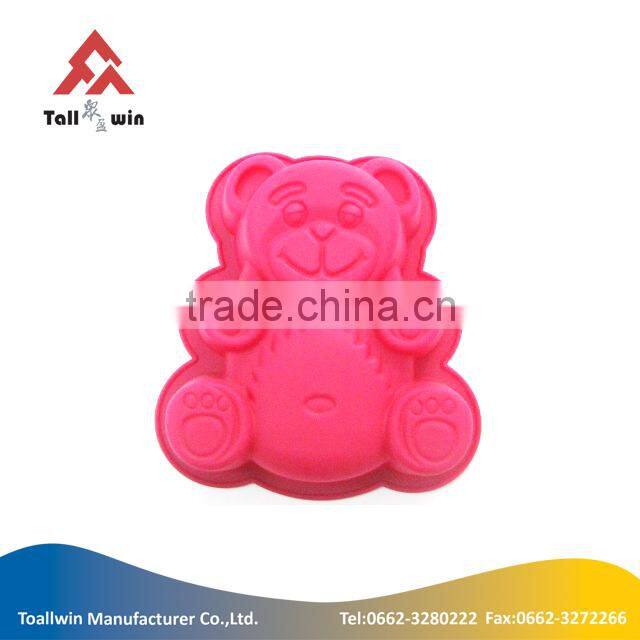 Novelty silicone cake mold set