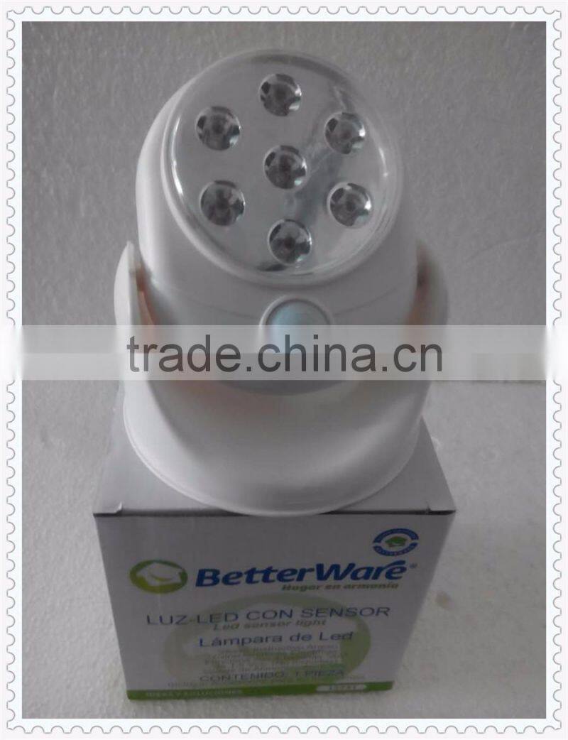 high brightness 7 led pir sensor motion light