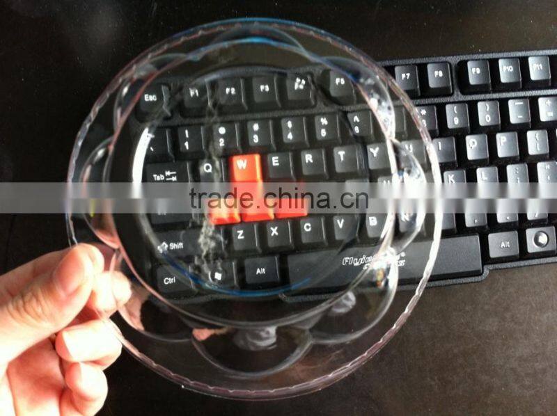 Clear and safe disposable plastic bowl cover / Sundae cup cover