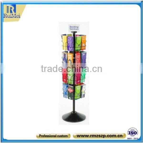 5-Layer Floor Standing Metal Library Book Stand