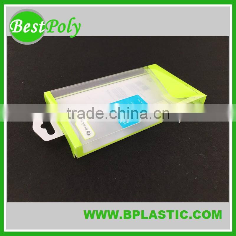 Customize PET box for iphone case packaging