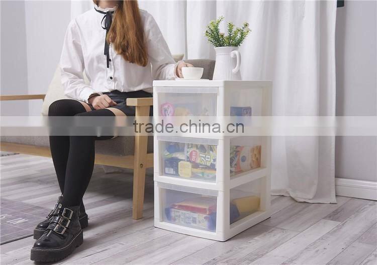 Plastic 3 Tier Multi Drawer Storage Cabinet