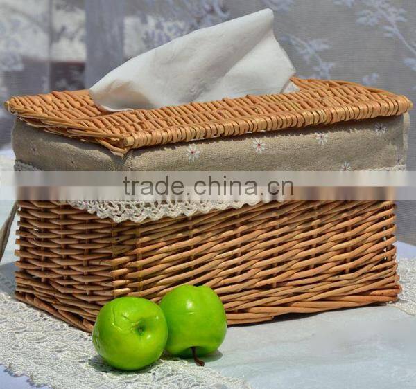 Novelty wicker tissue box wholesale