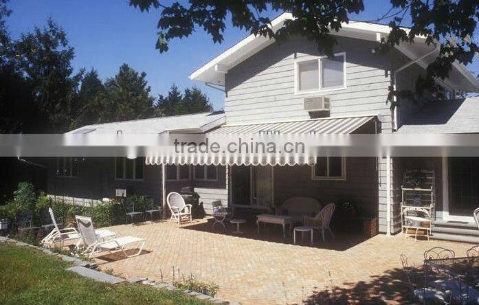 2014 The Best Sale Fancy Retractable Poly-carbonate Garden Wrought Iron Gazebo
