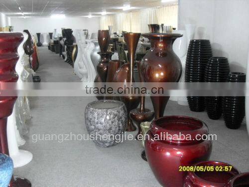 SJ Round fiberglass flower pots