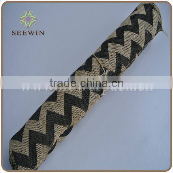 natural jute burlap rolls with print