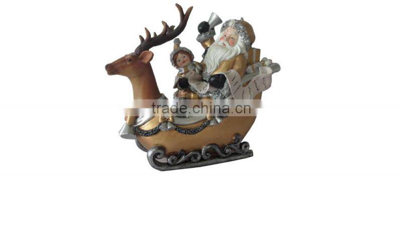 2014 new handmade resin christmas santa gift for sale