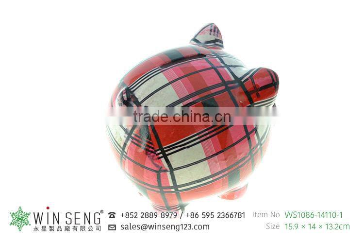 Cute ceramic piggy bank for Kid's gifts
