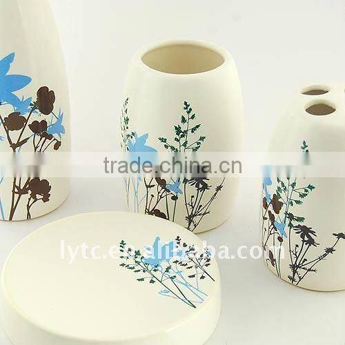 fresh style ceramic sanitary ware bathroom set