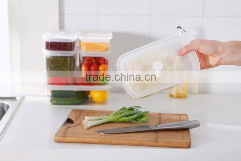 Superimposed flip-open cover food crisper