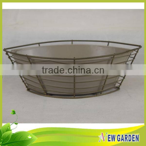 Wholesale Stylish Made In China Metal Decorative Baskets For Wedding