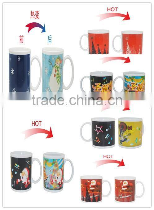 Ceramic Glass Color Changing Cups and Mugs Custom Branding