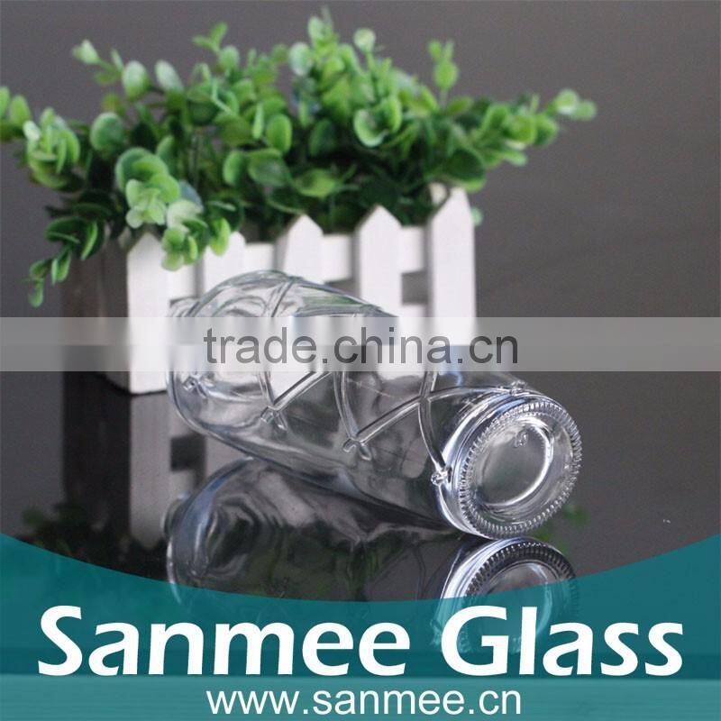 Transparent Glass Bottle Dragon Glass Wine Bottle