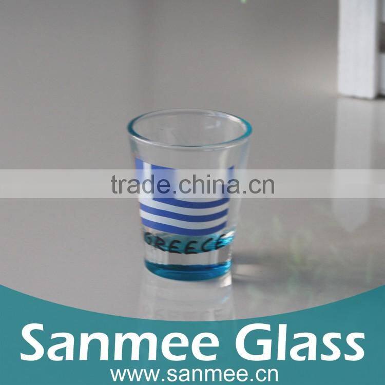 Mini Souvenir Personalized Decal Tequila Shot Glass