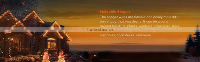 outdoors hanging Led Starry String Lights Christmas decoration