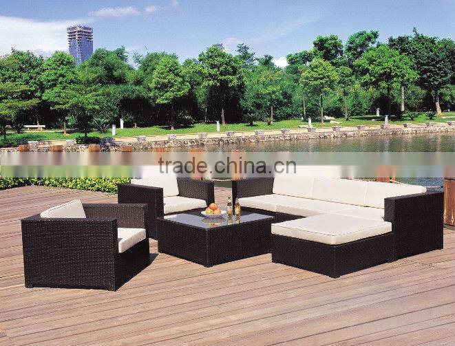 Bisini rattan garden furniture hotselling outdoor garden sofa sets(BF10-R96)
