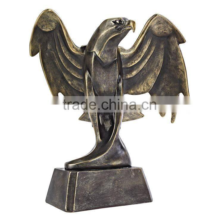 Modern garden decoration brass veronese eagle sculpture