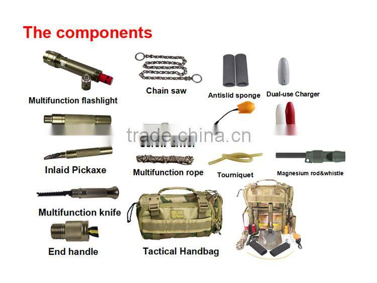 0outdoor Rescue Accessory ,camping hunting esssential pick dig shovel ,outdoor team sports kit