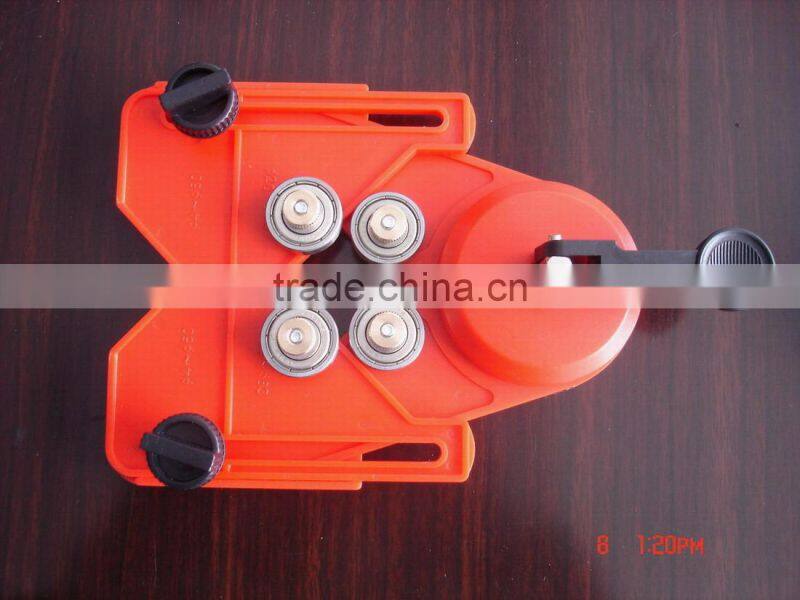 Plastic drill guide hole saw set Red color(4-84mm)
