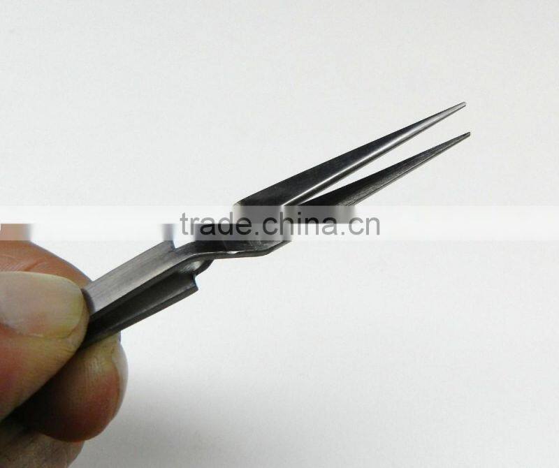 Stainless Steel Fine Point Tip Eyelash Extension Tweezers