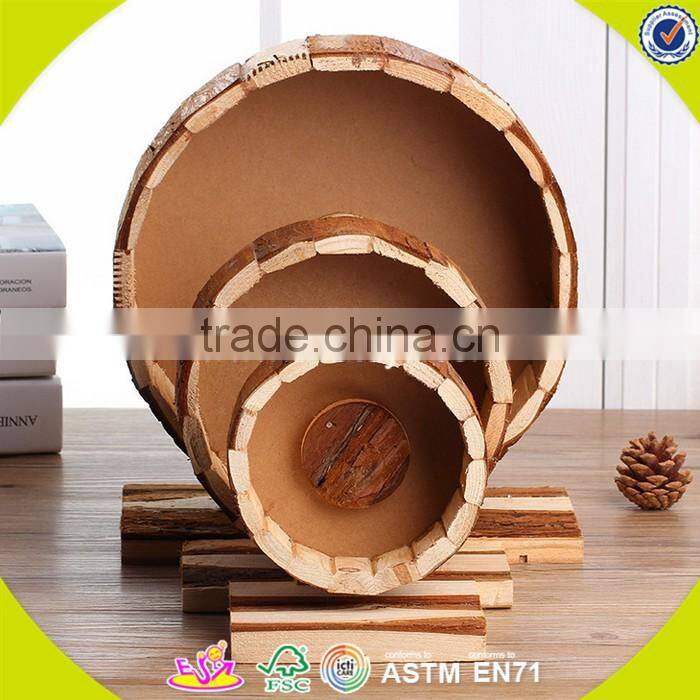 Wholesale pink cute kids wooden doll swing toy interesting toddler wooden doll swing toy W08F023