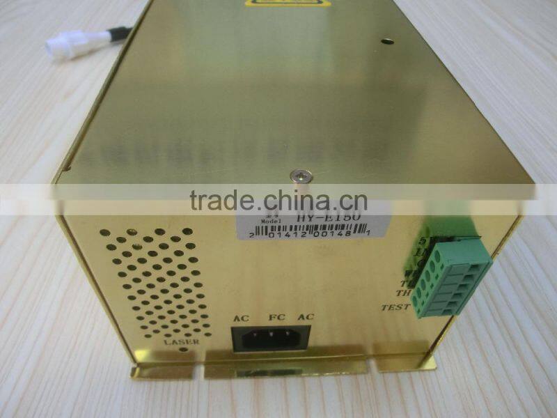 HY-E150 high quality 150W CO2 laser tube power supply for long life EFR CO2 laser tube