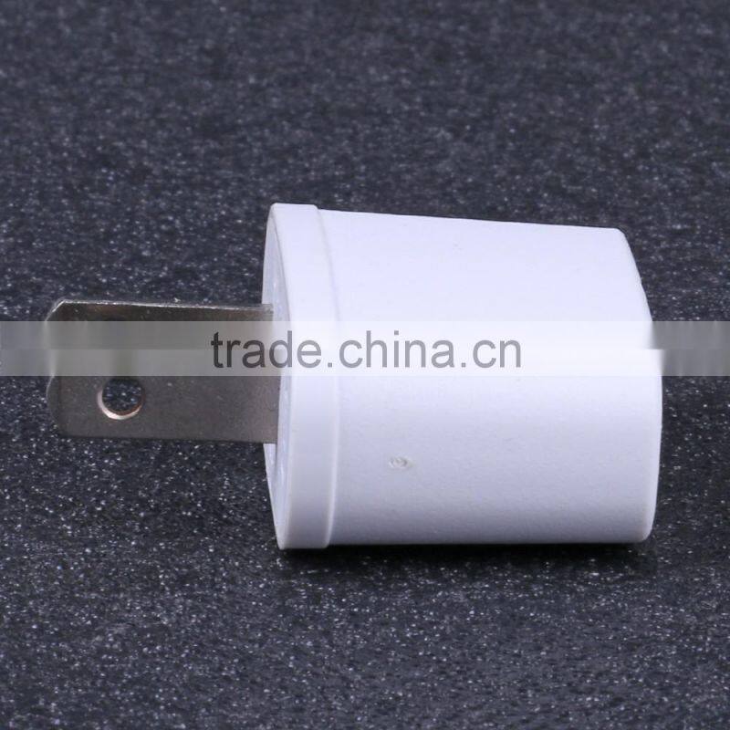Euro to us plug travel adapter white