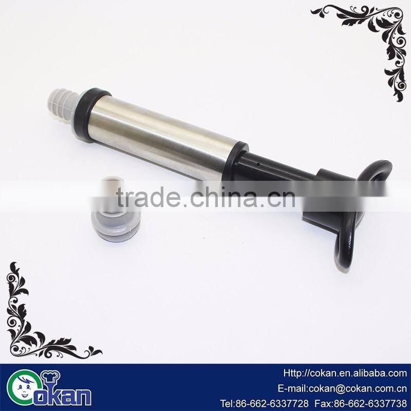 Plastic Wine vacuum pump with bottle with stoppers/Champagne Stopper CK-KT630