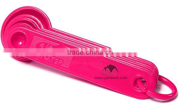 MS-6710 BPA Free Plastic 6 piece measuring spoon set
