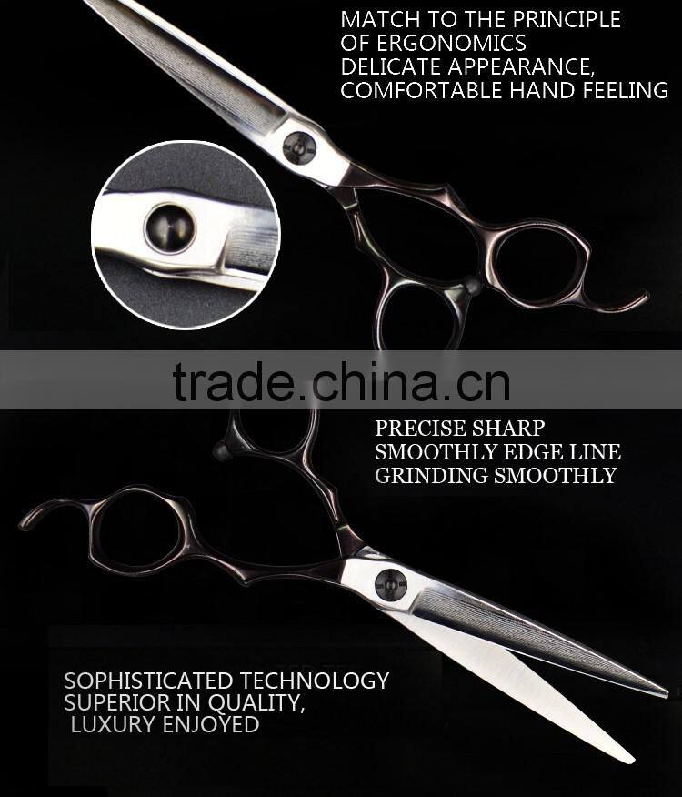 AV-575G Chinese Damascus Steel Hair Scissors Layer Steel Hair Cutting Scissors