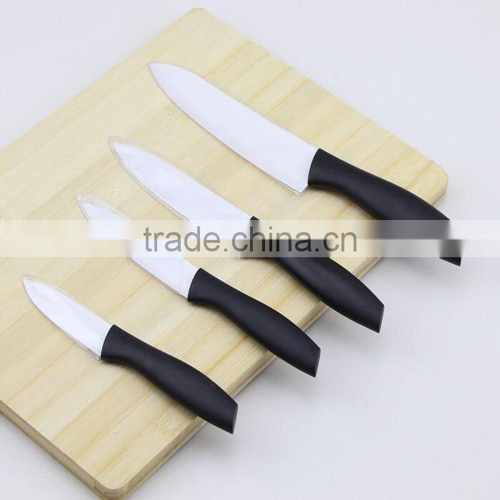 Black Handle Ceramic Kitchen Knives Set