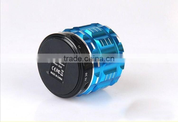 Best Happy Birthday Wishes Metal Mini Portable HIFI Bluetooth Speaker Fashion Mic Stereo Speakers