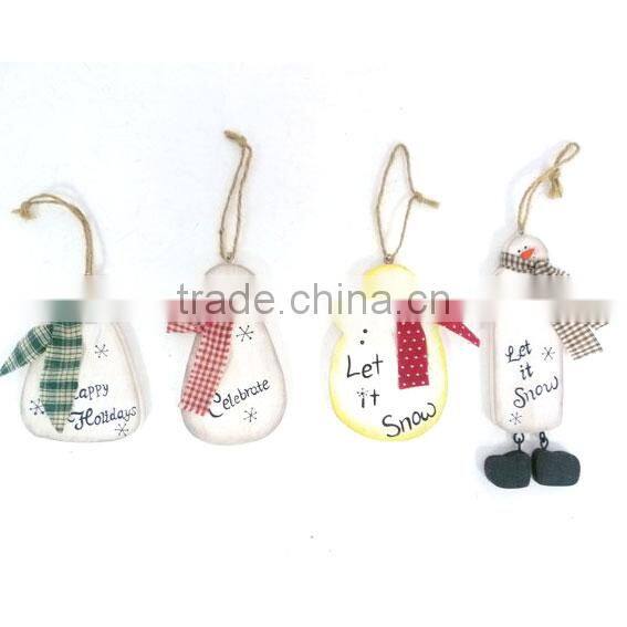 Celebrate christmas snowmn shape christmas hung ornaments