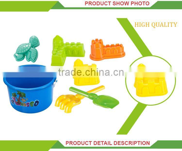 High quality sand beach truck toy cheap plastic bucket