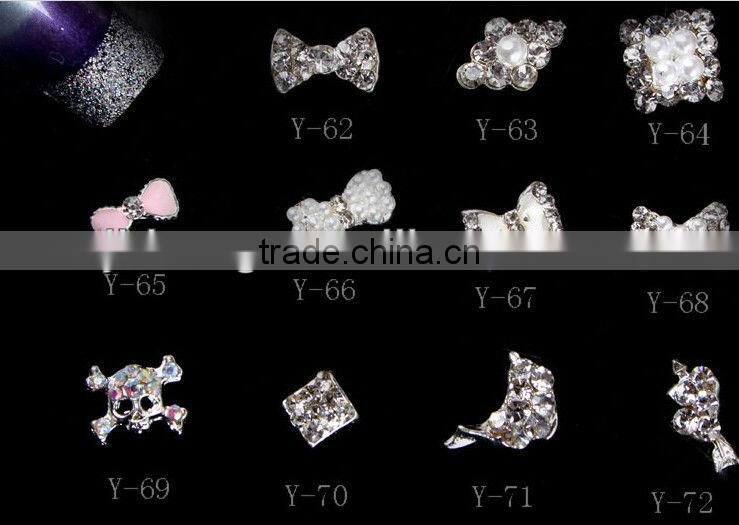 Nail alloy bowknot jewelry/accessories/day is a special drill nail accessories/pearl jewelry on sale