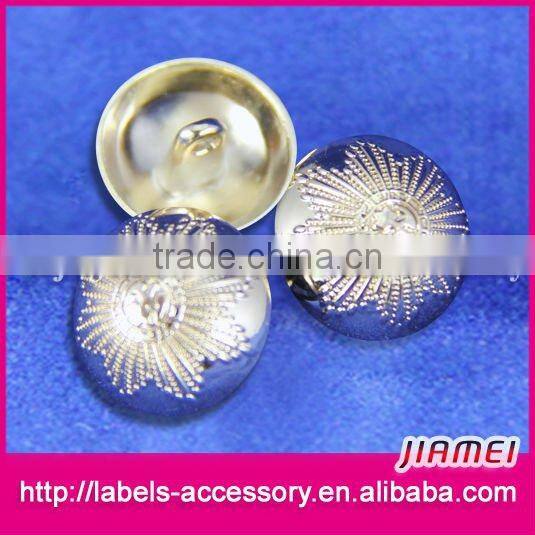 High quality custom small gold buttons for suit jackets
