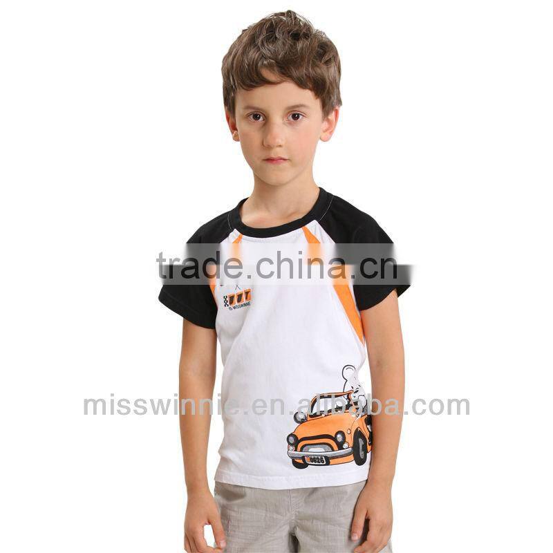 custom-made summer wear boy's T-shirt