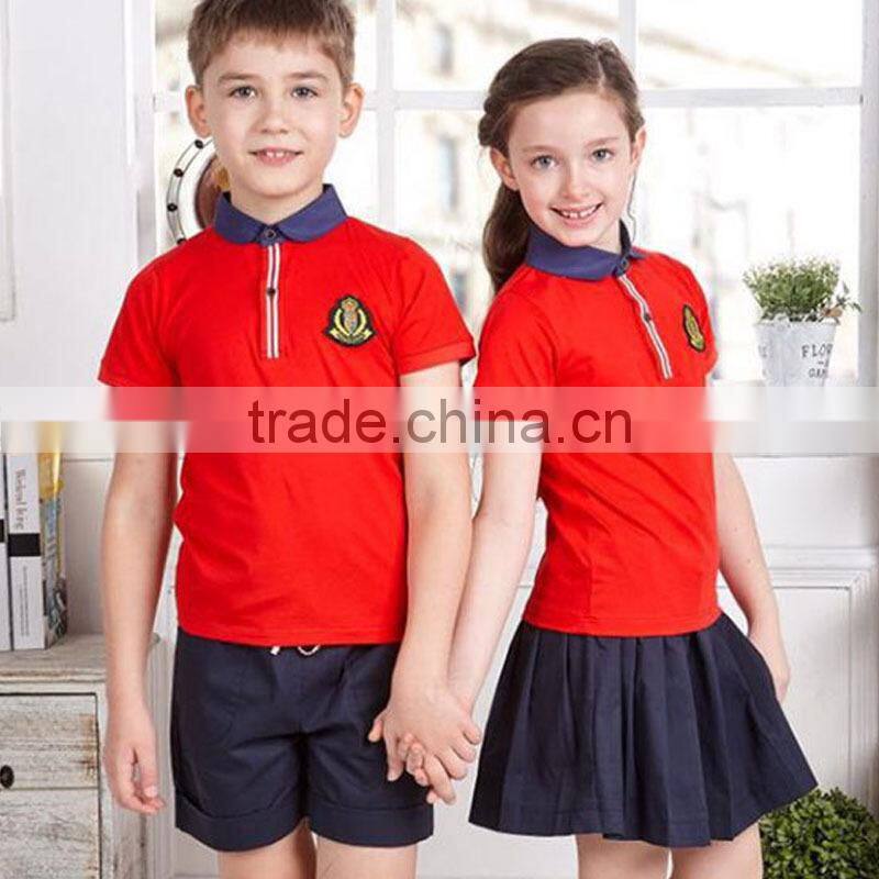 kids uniform custom factory sexy primary school uniform set for kids