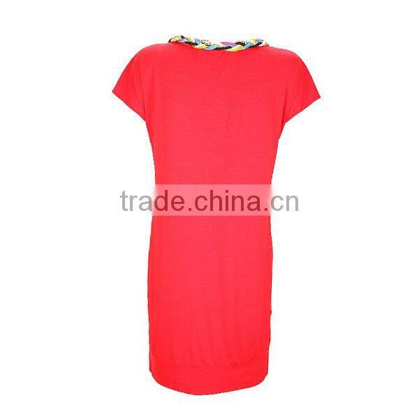 Casual dress manufacturer loose fitting short sleeve ever pretty dress