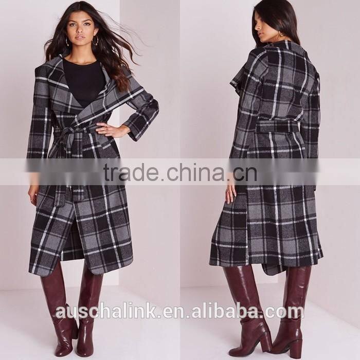 ladies fancy printed longline waterfall winter coats