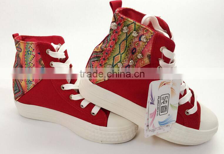 GZY Wholesale Fashion new model Women Canvas out of stock shoes