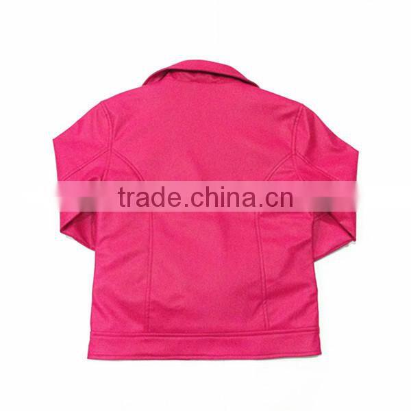 2015 Fashion Ladies Young Girls Leather Jacket