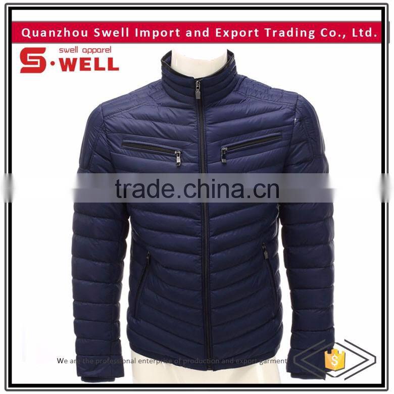new design 100%polyester windproof men winter jacket