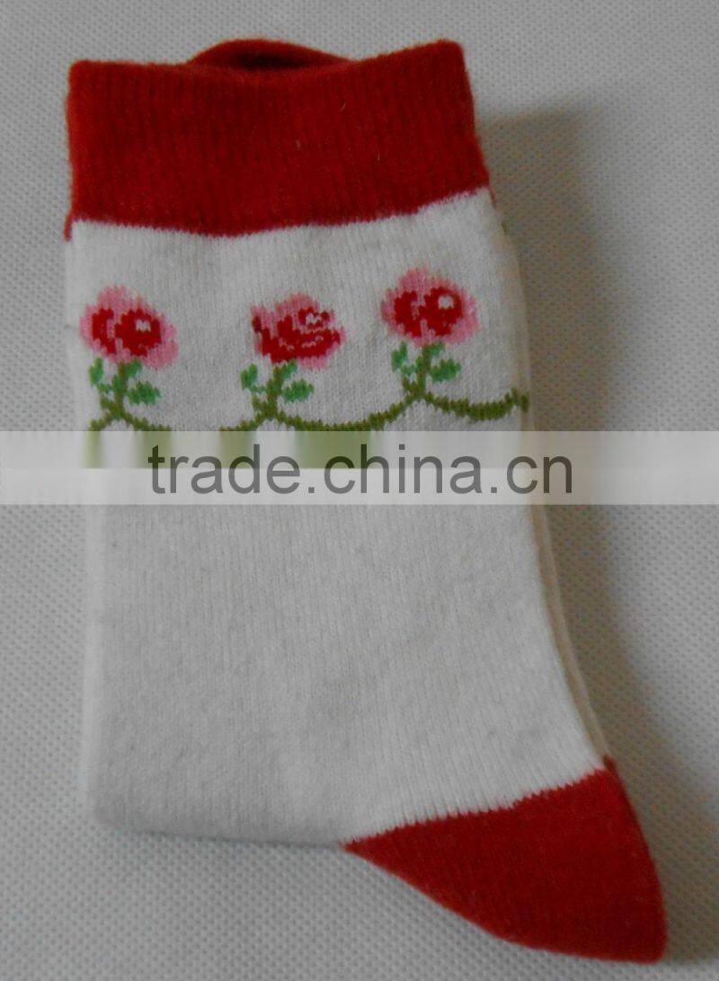 Hot Sale Women Rabbit Wool Thickening Socks Good Quality Lady Daily Socks