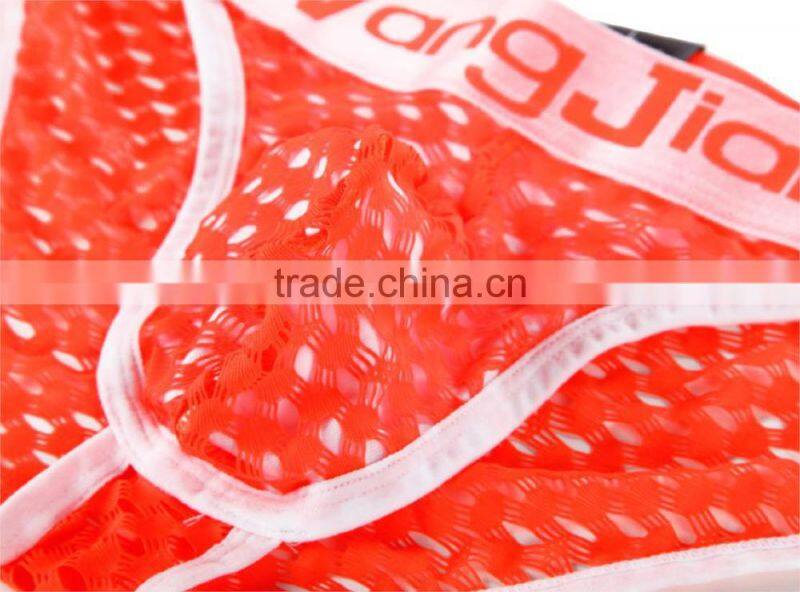 Custom Men's Short Triangle mesh underwear sey breathable mesh briefs Sey Low rise men's briefs Shorts Mens Calzoncillos hombre