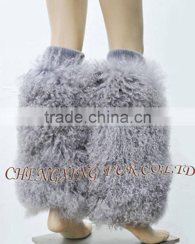 CX-A-40 Mongolian Lamb Fur Leg Warmers