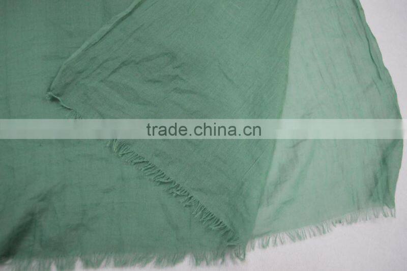 2017 Fashion hot popular rayon lady summer plain solid viscose voile scarf