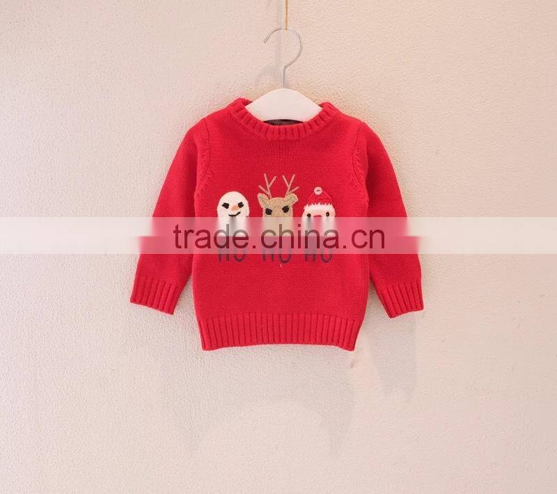Christmas stylish jumper for little kids custom cashmere sweaters