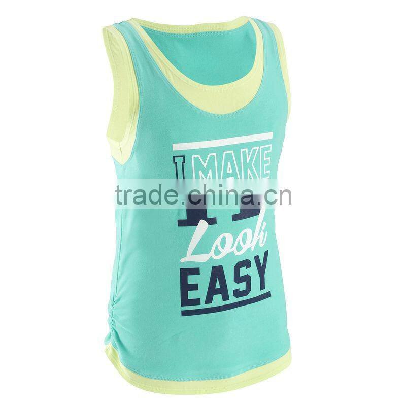 Summer sport printed fashion girl apparel